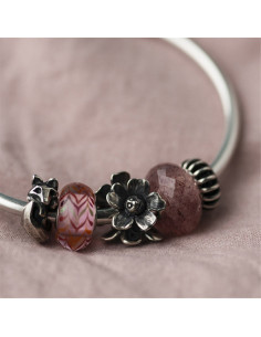 Perle Trollbeads Argent Fleur Réjouie TAGBE-20215 2