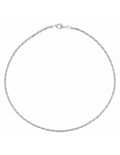 Collier Torsadé Pesavento DNA En Argent