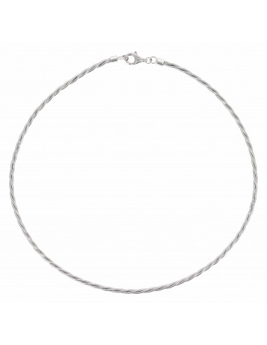 Collier Torsadé Pesavento DNA En Argent