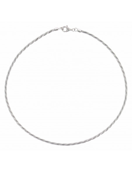 Collier Torsadé Pesavento DNA En Argent