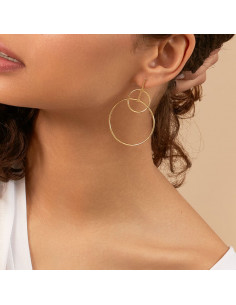 Boucles d'Oreilles Cassini De AGATHA En Doré 2