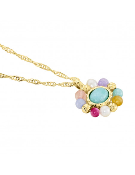 Collier Doré ARLEQUIN De AGATHA Multicolore