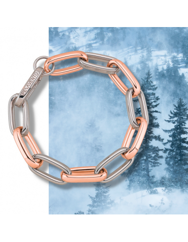 Bracelet Pesavento Anneaux Argent Bicolore
