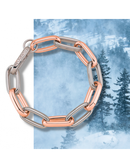 Bracelet Pesavento Anneaux Argent Bicolore