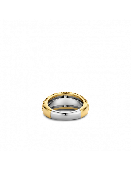 Bague Dôme En Argent Plaqué Or Ti Sento 12277sy