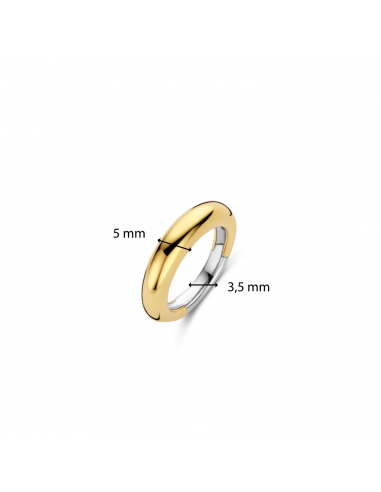 Bague Jonc En Vermeil Ti Sento