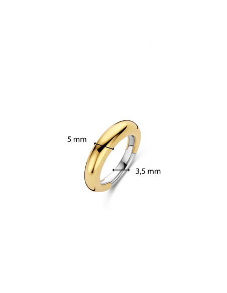 Bague Jonc En Vermeil Ti Sento