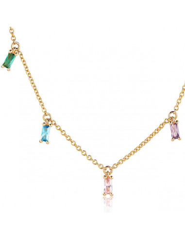 Collier PRINCESS BAGUETTE multicolore - SIF JAKOBS SJ-C1074-XCZ-SG