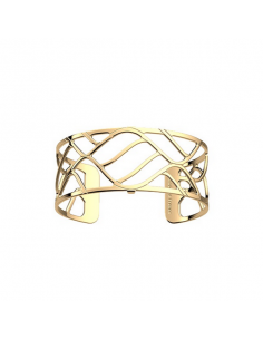 Bracelet Manchette Les Georgettes  Modèle 25mm Wavy Finition Or Jaune 70417310100