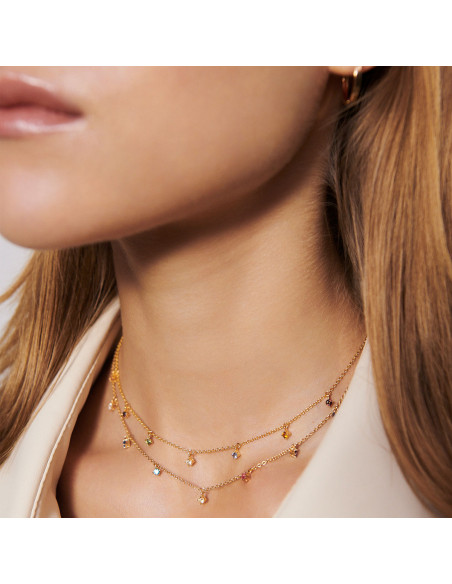 Collier BELLUNO PICCOLO multicolore - SIF JAKOBS SJ-N42125-ACZ-SG