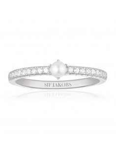 Bague ELLERA PERLA UNO - SIF JAKOBS SJ-R12284-CZ-SS