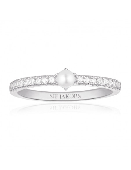Bague ELLERA PERLA UNO - SIF JAKOBS SJ-R12284-CZ-SS