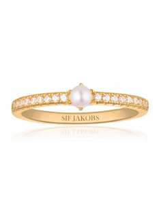 Bague ELLERA PERLA UNO - SIF JAKOBS SJ-R12284-CZ-SG