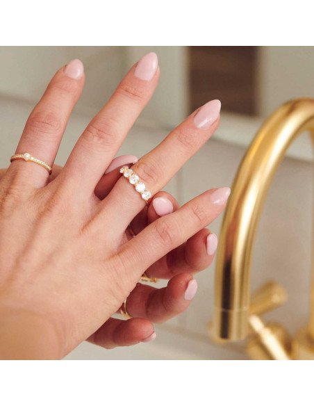 Bague ELLERA PERLA UNO - SIF JAKOBS SJ-R12284-CZ-SG