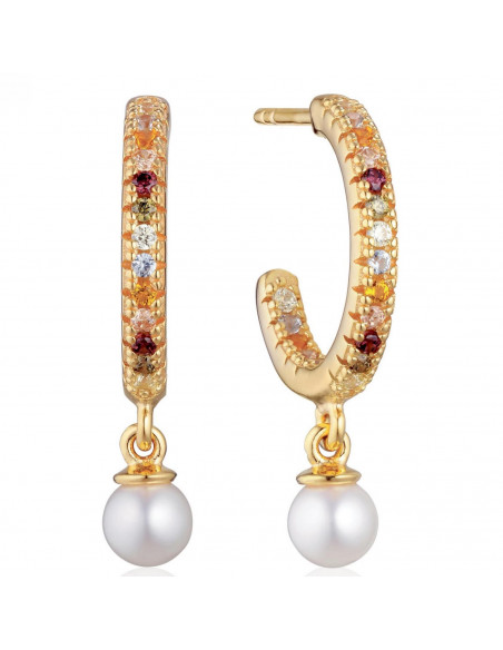 Boucles d'oreilles ELLERA PERLA MEDIO multicolore - SIF JAKOBS SJ-E12280-ACZ-SG
