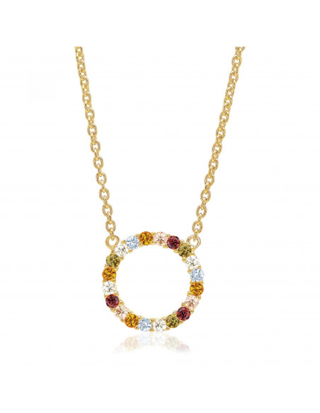 Collier BIELLA GRANDE multicolore - SIF JAKOBS SJ-C338-1--ACZ-YG