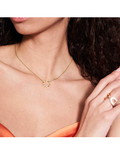 Collier BIELLA GRANDE multicolore - SIF JAKOBS SJ-C338-1--ACZ-YG 2