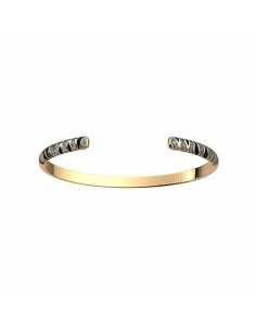 Bracelet Les Cadettes Noir/ Ruthenium finition Or 70419041914