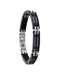 Bracelet Acier Priam Bleu De Jourdan JH110049B