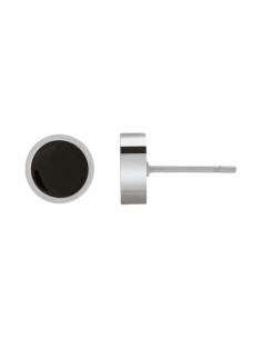 Boucle d'Oreilles Eas Acier Bicolore Jourdan