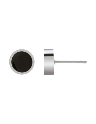 Boucle d'Oreilles Eas Acier Bicolore Jourdan