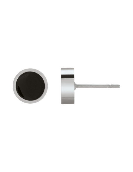 Boucle d'Oreilles Eas Acier Bicolore Jourdan