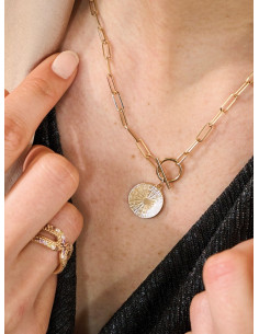 Collier Plaqué Or Zéphir Saunier 2