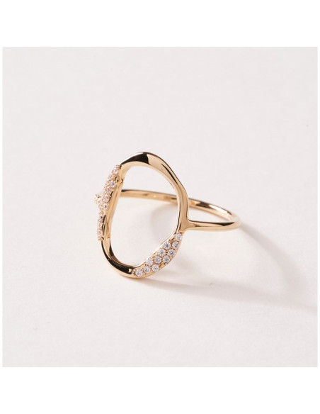 Bague Brise De Saunier En Plaqué Or 70414650108
