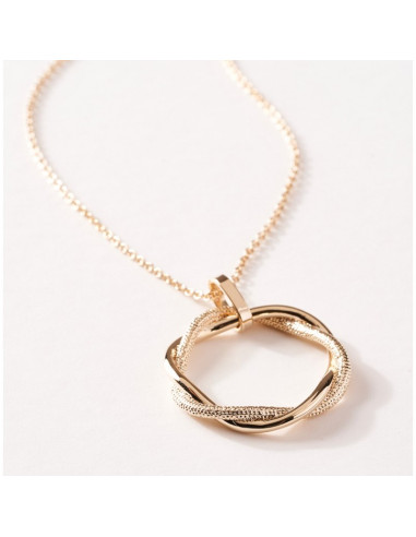 Collier Filage De Saunier En Plaqué Or