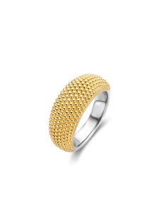 Bague Dôme En Argent Plaqué Or Ti Sento 12277sy