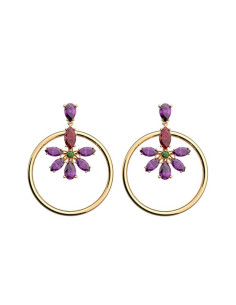 Boucles d'Oreilles Les Georgettes Sheherazade Finition Doré 25mm  70440441905
