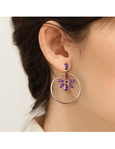 Boucles d'Oreilles Les Georgettes Sheherazade Finition Doré 25mm  70440441905 2