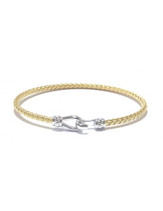 Bracelet Argent VALENZI Jaune Crochet TRBABYHOOKYW