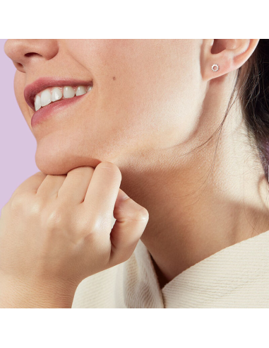 Piercing Puces Mini Soleil De AGATHA Argent