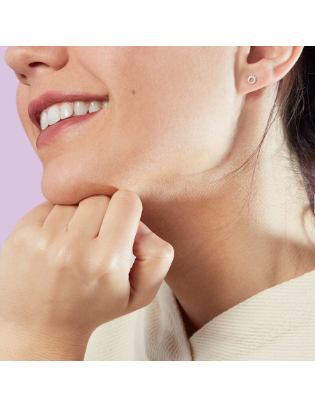 Piercing Puces Mini Soleil De AGATHA Argent