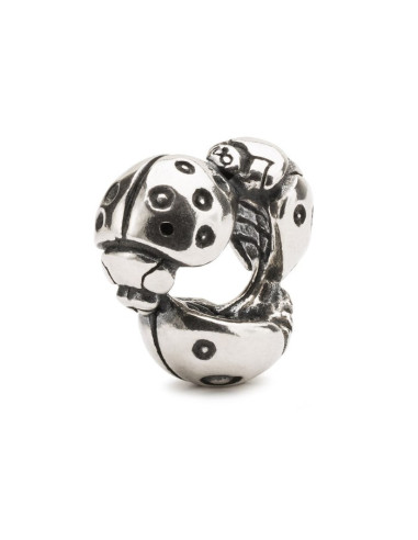 Perle Trollbeads Argent Coccinelles