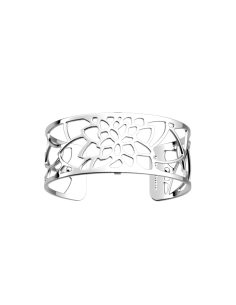 Bracelet Manchette Les Georgettes Moyen Modèle 25mm Nénuphar Finition Argentée 70295861600