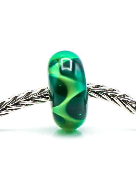 Perle Trollbeads Vague Verte TGLBE-10131