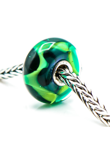 Perle Trollbeads Vague Verte TGLBE-10131