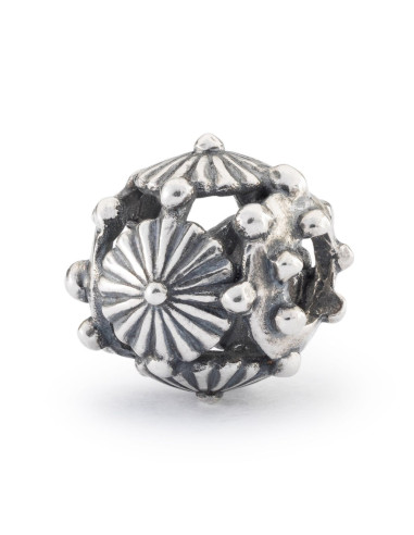 Perle Trollbeads Argent Marguerite Chanceuse TAGBE-30191