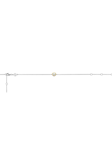 Bracelet Souple Argent Et Perle Ti Sento