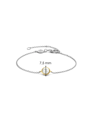 Bracelet Souple Argent Et Perle Ti Sento