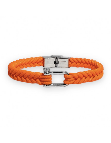 Bracelet Mini Manille De ELDEN Orange, Acier