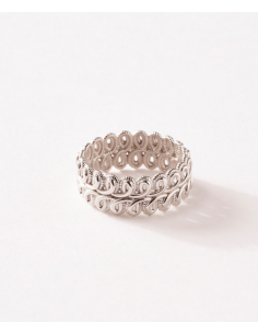 Bague Passementerie De Saunier En Argent 2