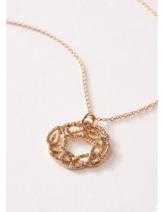Collier Ruban De Saunier En Plaqué Or 2