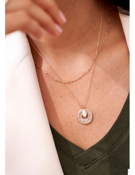 Collier Filature De Saunier En Argent
