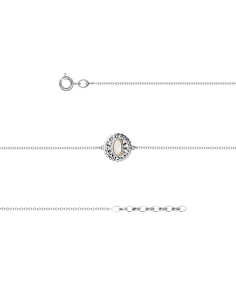 Bracelet Filature De Saunier En Argent Et Nacre 2
