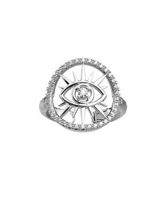 Bague Les Georgettes Modèle Précieuse Oeil Finition Argent 70442521608