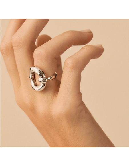 Bague Ines AGATHA argent anneau évidé