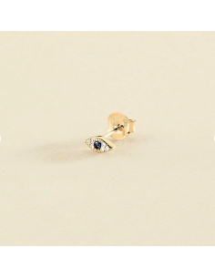 Boucle D'oreilles Piercing Azul AGATHA Doré 2
